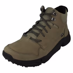 Ladies Clarks Ankle Boots Tri Path Hiker - D Fit - Beige, UK 8