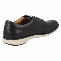Mens Clarks Lace Up Shoes Helston Walk - G Fit - Navy, UK 7