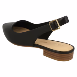 Ladies Clarks Court Shoes Laina55 Court - D Fit - Black, UK 4