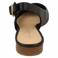 Ladies Clarks Court Shoes Laina55 Court - D Fit - Black, UK 4.5