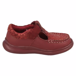 Girls Clarks Polka Dot Detailed T-Bar Shoes Cloud Rosa T - G Fit - Purple, UK 6.5 Infant