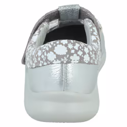 Girls Clarks Casual T-Bar Shoes Cloud Rosa - Silver, UK 7 Infant
