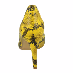 Ladies Clarks Slip On Mule Sandals Leisa Faye - D Fit - Yellow, UK 4