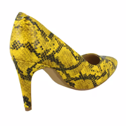 Ladies Clarks Slip On Mule Sandals Leisa Faye - D Fit - Yellow, UK 4