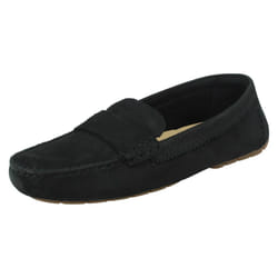 Ladies Clarks Casual Slip On Moccasins C Mocc - D Fit - Black, UK 3