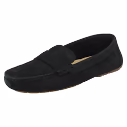 Ladies Clarks Casual Slip On Moccasins C Mocc - D Fit - Black, UK 4