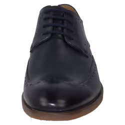 Mens Clarks Smart Lace Up Shoes Stanford Walk - G Fit - Navy, UK 7.5