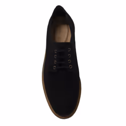 ) Clarks Foxwell Hall Black Suede Leather Lace Up Mens Oxford Shoes 261480047 - 9.5 (Adults'