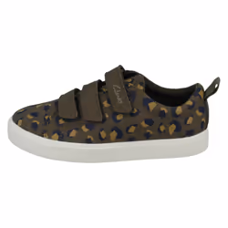 Boys Clarks Machine Washable Casual Shoes City Vibe - G Fit - Green, UK 11.5 Child