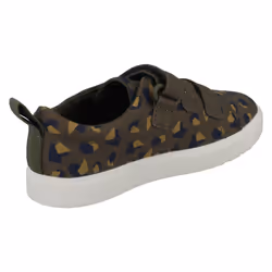 Boys Clarks Machine Washable Casual Shoes City Vibe - G Fit - Green, UK 11.5 Child