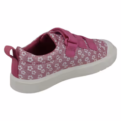 Girls Clarks Machine Washable Casual Shoes City Vibe - F Fit - Multi, UK 10.5 Child