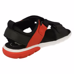 Childrens Clarks Hook And Loop Sandals Rocco Tide K - F Fit - Red, UK 10 Child