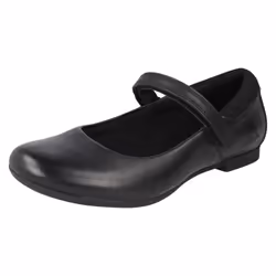 Girls Clarks Formal School Shoes Scala Dawn - G Fit - Black, UK 13.5 Child