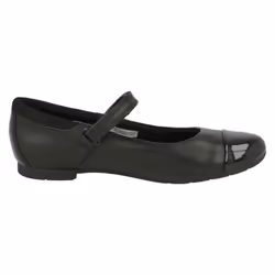 Girls Clarks Mary Jane Style School Shoes Scala Gem Y - E Fit - Black, UK 1.5 Child
