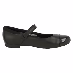 Girls Clarks Mary Jane Style School Shoes Scala Gem Y - E Fit - Black, UK 2.5 Child