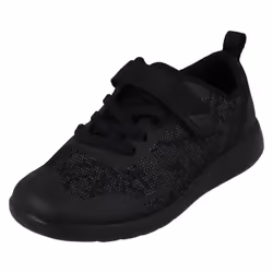 Boys Clarks Casual Trainers Scape Bright - G Fit - Black, UK 8.5 Child
