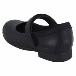 Girls Clarks School Shoes Scala Skip - Black, UK 7 Infant