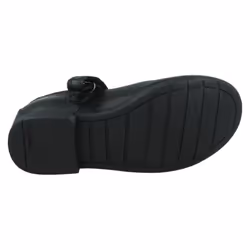 Girls Clarks School Shoes Scala Skip - Black, UK 7 Infant