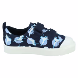 Boys Clarks Casual Shoes City Bright - F Fit - Navy Interest, UK 4.5 Infant