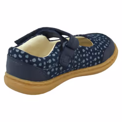 Girls Clarks Casual Shoes Flash Bright - G Fit - Navy, UK 4 Infant
