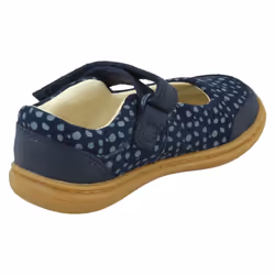 Girls Clarks Casual Shoes Flash Bright - G Fit - Navy, UK 4.5 Infant