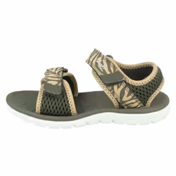 Childrens Clarks Casual Summer Sandals Surfing Tide K - F Fit - Green, UK 2.5 Child