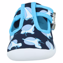 Boys Clarks T Bar Casual Shoe Roamer Sun T - G Fit - Navy, UK 4.5 Infant
