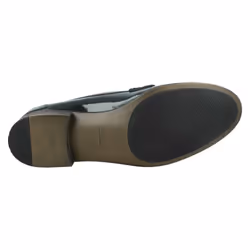 Ladies Clarks Slip On Shoes Hamble Loafer - D Fit - Black Patent, UK 4