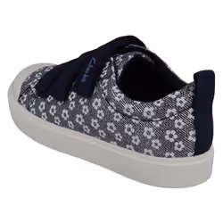 Girls Clarks Machine Washable Casual Shoes City Vibe - F Fit - Navy, UK 1.5 Child