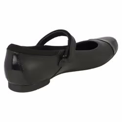 Girls Clarks Mary Jane Style School Shoes Scala Gem Y - Black, UK 4 Child