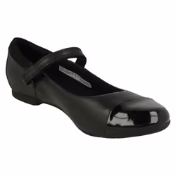 Girls Clarks Mary Jane Style School Shoes Scala Gem Y - F Fit - Black, UK 7 Child