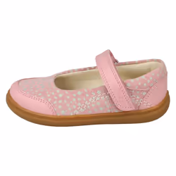 Girls Clarks Mary Jane Shoes Flash Stripe - G Fit - Pink, UK 7.5 Infant