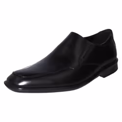 Mens Clarks Casual Slip On Shoes Bensley Step - G Fit - Black, UK 12