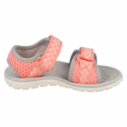 Boys Clarks Casual Strapped Sandals Surfing Wave - F Fit - Pink, UK 5 Infant