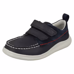 Boys Clarks Casual Light Weight Shoes Cloud Art K - G Fit - Navy, UK 12 Child