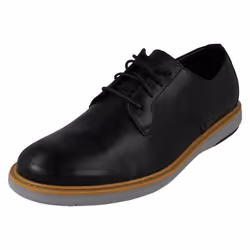 Mens Clarks Casual Lace Up Shoes Draper Lace - G Fit - Black, UK 7.5