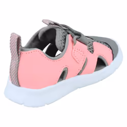 Childrens Clarks Casual Summer Sandals Ath Surf T - F Fit - Pink, UK 4 Infant