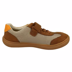 Boys Clarks Hook & Loop Shoes Flash Step K - G Fit - Tan, UK 10.5 Child