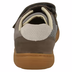 Boys Clarks Hook & Loop Shoes Flash Step K - G Fit - Grey, UK 12 Child