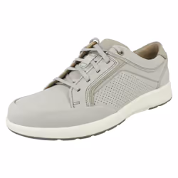 Mens Clarks Lace Up Ankle Boots Un Trail Limit - G Fit - Stone, UK 12
