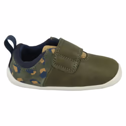 Girls Clarks Casual T-Bar Shoes Roamer Star - F Fit - Green, UK 2.5 Infant