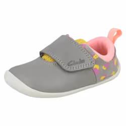Childrens Clarks Casual Shoes Roamer Sport - G Fit - Grey, UK 2.5 Infant