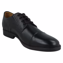 Mens Clarks Formal Lace Up Shoes Whiddon Cap - Black, UK 7