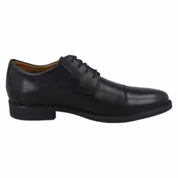 Mens Clarks Formal Lace Up Shoes Whiddon Cap - Black, UK 8