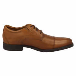 Mens Clarks Formal Lace Up Shoes Whiddon Cap - Tan, UK 10