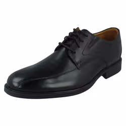 Mens Clarks Formal Lace Up Shoes Whiddon Pace - Black, UK 8