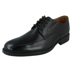 Mens Clarks Formal Lace Up Shoes Whiddon Pace - Black, UK 8