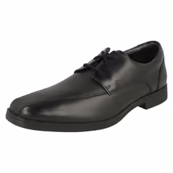 Boys Clarks Hook & Loop School Shoes Scape Flare T - Black, UK 7 Infant