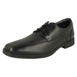 Boys Clarks Hook & Loop School Shoes Scape Flare T - Black, UK 7 Infant