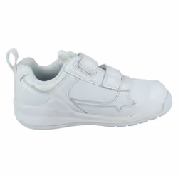 Boys Clarks Hook & Loop Casual Trainers Orbit Sprint - White, UK 9.5 Child